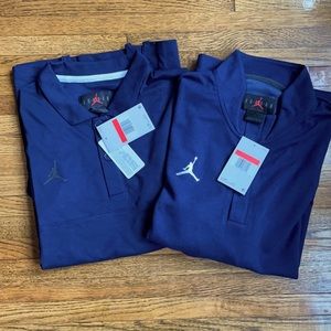NWT Nike Jordan Polo & 1/4 Zip Lot size Large